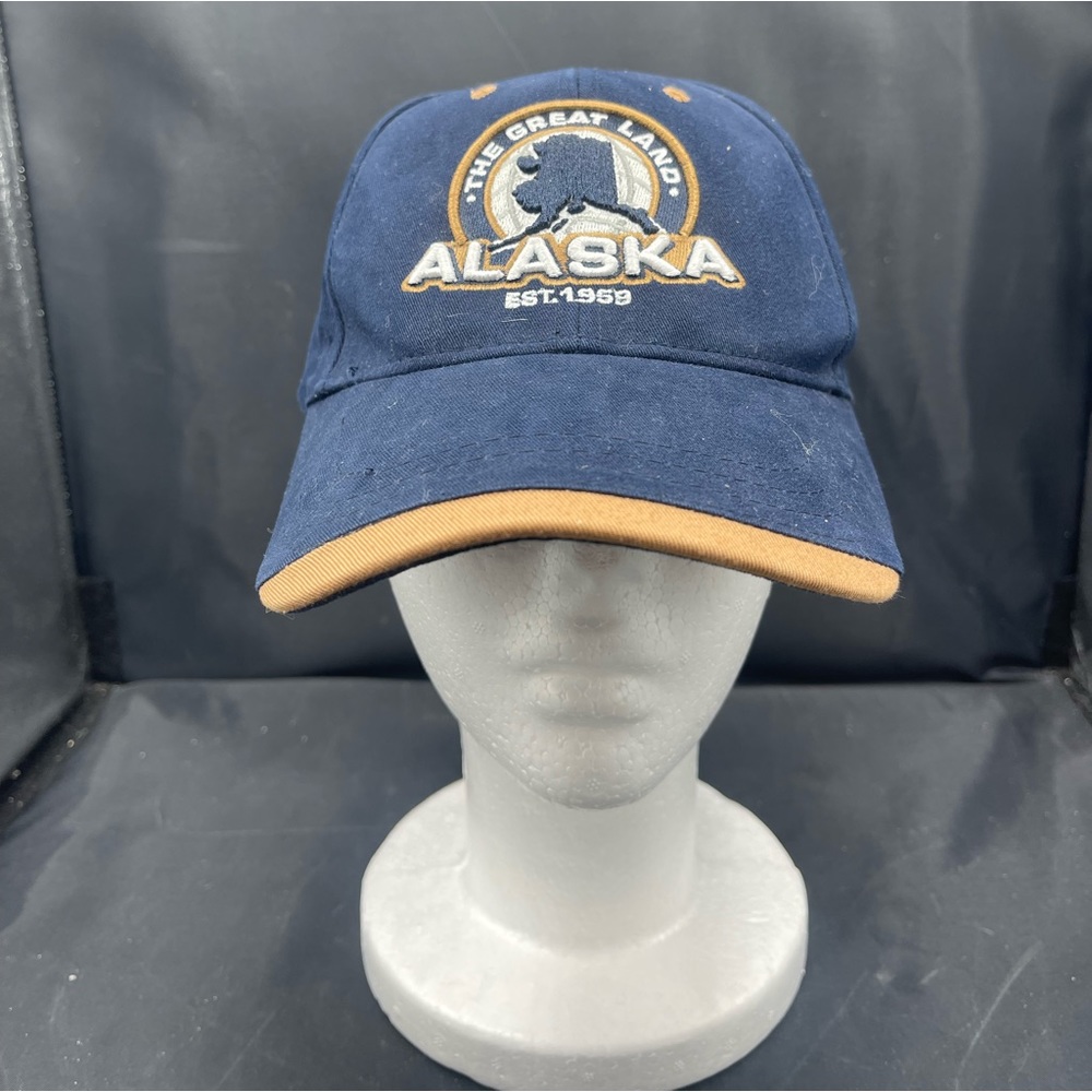 Alaska The Great Land Tourist Strapback Baseball Hat Arctic Circle Enterprises